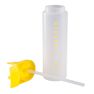 KIPSTA - Hygienic 1 Litre Water Bottle - White/Yellow, Unique Size KIPSTA - Hygienic 1 Litre Water Bottle - White/Yellow, Unique Size