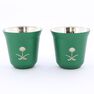 ROVATTI - Rovatti Pola 85ml Green Ksa Stainless Steel Cup ROVATTI - Rovatti Pola 85ml Green Ksa Stainless Steel Cup