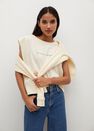 Mango - yellow Message organic cotton t-shirt Mango - yellow Message organic cotton t-shirt
