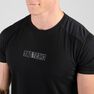 DOMYOS - Medium Weight Training Chest Day T-Shirt, Midnight Indigo DOMYOS - Medium Weight Training Chest Day T-Shirt, Midnight Indigo