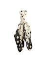 Mango - Natural White Polka-Dot Print Scarf Mango - Natural White Polka-Dot Print Scarf