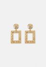 Missguided - Gold Gold Look Crystal Doorknocker Earrings Missguided - Gold Gold Look Crystal Doorknocker Earrings