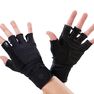 DOMYOS - Small 900 Weight Training Glove with Double Rip-Tab Cuff - Black/Grey, Black DOMYOS - Small 900 Weight Training Glove with Double Rip-Tab Cuff - Black/Grey, Black