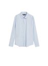 Mango - Pastel Blue Super Slim-Fit Tailored Stretch Cotton Shirt Mango - Pastel Blue Super Slim-Fit Tailored Stretch Cotton Shirt