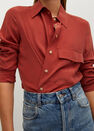 Mango - red 100% silk shirt Mango - red 100% silk shirt