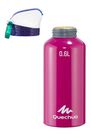 QUECHUA - Flask 900 Alum. water bottle | Instant opening with straw - 0.6L - purple QUECHUA - Flask 900 Alum. water bottle | Instant opening with straw - 0.6L - purple