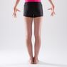 DOMYOS - 8-9Y Artistic Gymnastics Shorts 100 - Black DOMYOS - 8-9Y Artistic Gymnastics Shorts 100 - Black