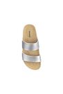 Graceland - Silver Strapped Mules, Women Graceland - Silver Strapped Mules, Women