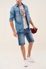 Salsa Jeans - Blue Loose shorts in light denim Salsa Jeans - Blue Loose shorts in light denim