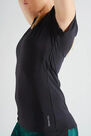 DOMYOS - Small Slim Fitness T-Shirt, Black DOMYOS - Small Slim Fitness T-Shirt, Black