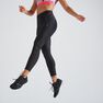 DOMYOS - W33 L31 500 Women's Fitness Cardio Training Leggings, Black DOMYOS - W33 L31 500 Women's Fitness Cardio Training Leggings, Black