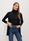 Mango - Black Fine-knit cardigan Mango - Black Fine-knit cardigan