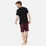 NYAMBA - Small Fitness Long Stretch Cotton Shorts, Bordeaux NYAMBA - Small Fitness Long Stretch Cotton Shorts, Bordeaux