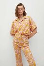 Mango - Yellow Printed Cotton Shirt, Women Mango - Yellow Printed Cotton Shirt, Women