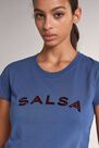 Salsa Jeans - Blue Salsa shiny logo t-shirt Salsa Jeans - Blue Salsa shiny logo t-shirt