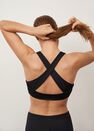 Mango - Black Neoprene Laser-Cut Bra Mango - Black Neoprene Laser-Cut Bra