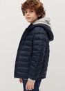 Mango - navy Hood quilted coat Mango - navy Hood quilted coat