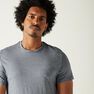 NYAMBA - Extra Large Fitness Pure Cotton T-Shirt Sportee, Grey NYAMBA - Extra Large Fitness Pure Cotton T-Shirt Sportee, Grey