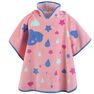 NABAIJI - Baby Poncho With Hood Pink Unicorn Print - Pastel Pink NABAIJI - Baby Poncho With Hood Pink Unicorn Print - Pastel Pink