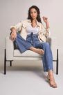 Salsa Jeans - Blue Push Up Wonder capri high-waisted jeans with belt Salsa Jeans - Blue Push Up Wonder capri high-waisted jeans with belt