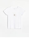 Reserved - White Cotton Shirt With Print, Women Reserved - White Cotton Shirt With Print, Women
