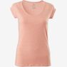NYAMBA - XS Women's Slim T-Shirt 500 - Navy Blue NYAMBA - XS Women's Slim T-Shirt 500 - Navy Blue
