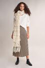 Salsa Jeans - Beige Medium pleated skirt with print Salsa Jeans - Beige Medium pleated skirt with print