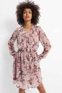 Mohito - Chiffon Floral Dress - Pink Mohito - Chiffon Floral Dress - Pink
