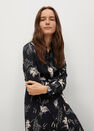 Mango - black Flowy printed dress Mango - black Flowy printed dress