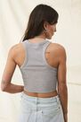 Urban Outfitters - GREY BDG Skye Crop Racerback Top Urban Outfitters - GREY BDG Skye Crop Racerback Top