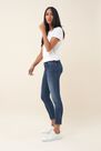 Salsa Jeans - Blue Push Up Wonder capri jeans with colour studs Salsa Jeans - Blue Push Up Wonder capri jeans with colour studs