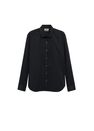 Mango - Black Slim Fit Cotton Shirt Mango - Black Slim Fit Cotton Shirt