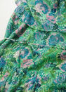 Mango - green Ruffle printed dress, Women Mango - green Ruffle printed dress, Women