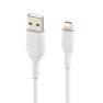 BELKIN - Belkin BoostCharge Lightning to USB-A Cable 1m White BELKIN - Belkin BoostCharge Lightning to USB-A Cable 1m White