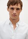 Mango - white Slim fit modal cotton shirt Mango - white Slim fit modal cotton shirt