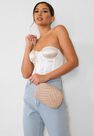 Missguided - Beige Quilted Camera Bag Missguided - Beige Quilted Camera Bag