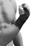 TARMAK - Soft 100 Unisex compression wrist support - black TARMAK - Soft 100 Unisex compression wrist support - black