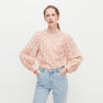 Reserved - Mesh blouse with embroidery - Pink Reserved - Mesh blouse with embroidery - Pink