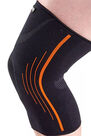 TARMAK - 2 Men's/Women's Right/Left Compression Knee Support Soft 300, Black TARMAK - 2 Men's/Women's Right/Left Compression Knee Support Soft 300, Black