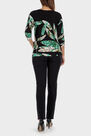 Punt Roma - Leaf printed sweater Punt Roma - Leaf printed sweater