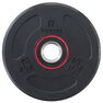 DOMYOS - 2.5 Kg Rubber Weight Disc 28 Mm - 2.5 Kg - Black DOMYOS - 2.5 Kg Rubber Weight Disc 28 Mm - 2.5 Kg - Black