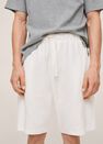 Mango - lt pastel grey Cotton pyjama shorts pack, Men Mango - lt pastel grey Cotton pyjama shorts pack, Men