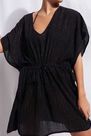 Calzedonia - Black Lama Kaftan, Women - One-Size Calzedonia - Black Lama Kaftan, Women - One-Size