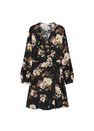 Mango - black Flower print dress Mango - black Flower print dress