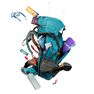 FORCLAZ - Travel 500 Women's Trekking 50L Backpack with Padlock - Blue, Adult FORCLAZ - Travel 500 Women's Trekking 50L Backpack with Padlock - Blue, Adult