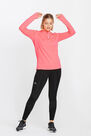 KALENJI - Run warm women's running long-sleeved jersey - coral KALENJI - Run warm women's running long-sleeved jersey - coral