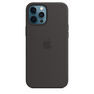 APPLE - Apple Silicone Case Black with MagSafe for iPhone 12 Pro Max APPLE - Apple Silicone Case Black with MagSafe for iPhone 12 Pro Max