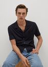 Mango - black Cotton knit shirt Mango - black Cotton knit shirt