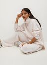 Mango - light beige Contrast seam trousers Mango - light beige Contrast seam trousers