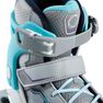 OXELO - EU 32-35 Fit 3 Kids' Fitness Skates, Fluo Blood Orange OXELO - EU 32-35 Fit 3 Kids' Fitness Skates, Fluo Blood Orange